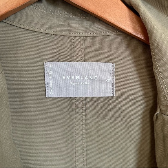 Everlane Utility Organic Cotton One Button Blazer Jacket Size XS - Picture 3 of 14